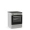 Thermogatz TGS CER600 S Κουζίνα 60lt με Κεραμικές Εστίες Π60εκ. Inox